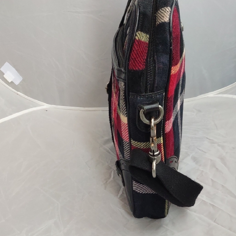 Vintage Juicy Couture Black and Red Plaid Bag - Picture 2 of 13